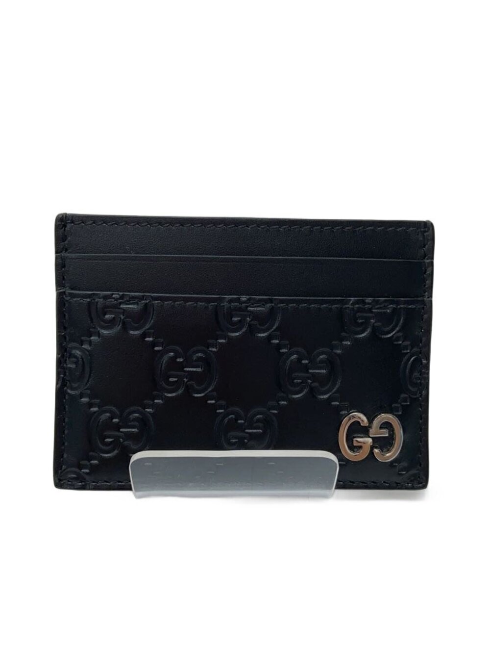Gucci Pass Case Wallet Dorian Leather Black